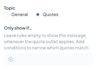 SetSale display rules with Quotes selected with no conditions. Select the district’s contractors separately.